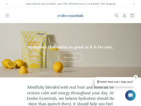 evolveessentials.ca homepage screenshot