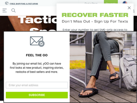 'oofos.com' screenshot