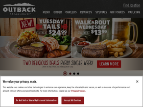 'outback.com' screenshot