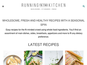 'runningtothekitchen.com' screenshot