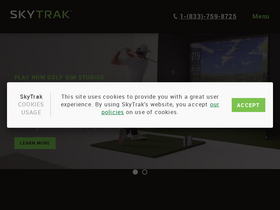 'skytrakgolf.com' screenshot