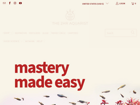 '2hraquarist.com' screenshot