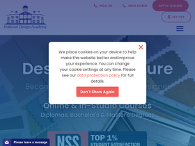 'nda.ac.uk' screenshot