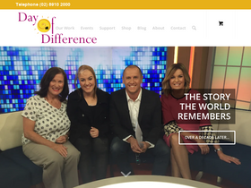 'dayofdifference.org.au' screenshot