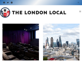 'thelondonlocal.com' screenshot