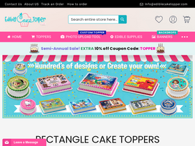'ediblecaketopper.com' screenshot