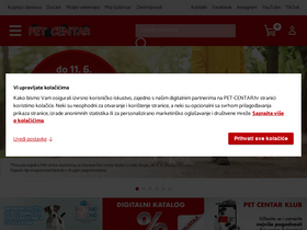 'pet-centar.hr' screenshot