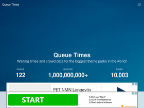 'queue-times.com' screenshot