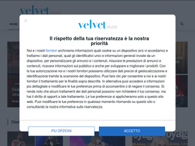 'velvetmusic.it' screenshot