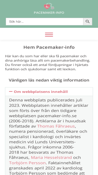 pacemaker-info.se
