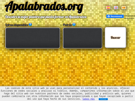 'apalabrados.org' screenshot