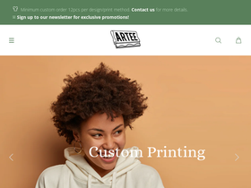 artee.ca homepage screenshot