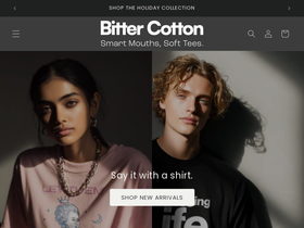 Bitter Cotton website screenshot