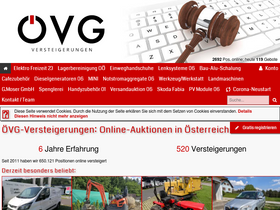 'oevg-versteigerungen.at' screenshot