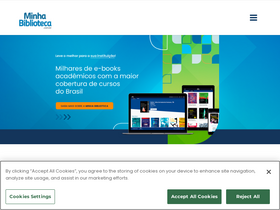 'minhabiblioteca.com.br' screenshot