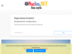 'nazlim.net' screenshot