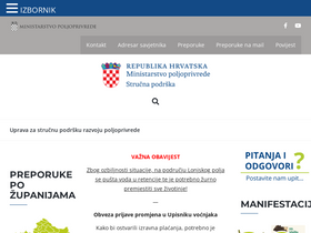 'savjetodavna.hr' screenshot