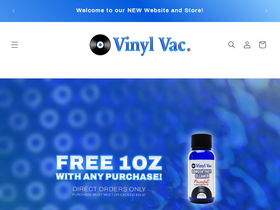 vinylvac.net homepage screenshot