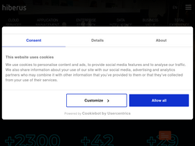 'hiberus.com' screenshot
