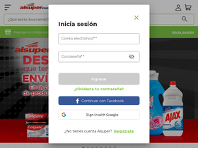 'alsuper.com' screenshot