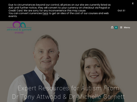 'attwoodandgarnettevents.com' screenshot