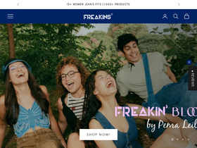 'freakins.com' screenshot