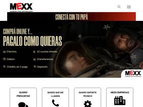 'mexx.com.ar' screenshot