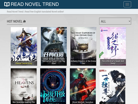 'readnoveltrend.com' screenshot