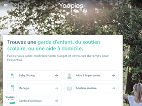 'yoopies.fr' screenshot