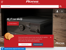 'ronis.hr' screenshot