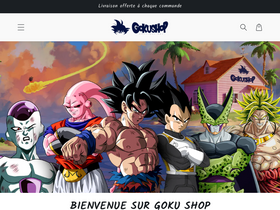 goku-shop.fr  homepage screenshot