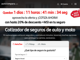 'autocompara.com' screenshot