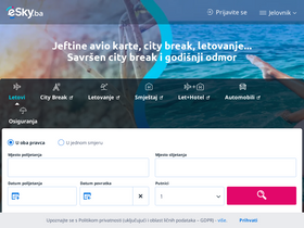 'esky.ba' screenshot