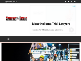 'speedwaydigest.com' screenshot