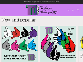 tddesigns.shop homepage screenshot