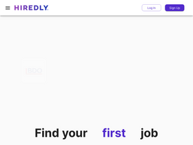 'hiredly.com' screenshot