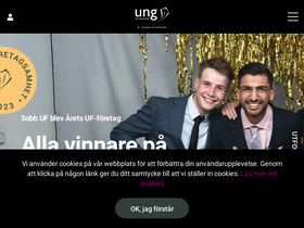 'ungforetagsamhet.se' screenshot