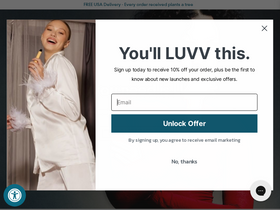 'luvv.co' screenshot