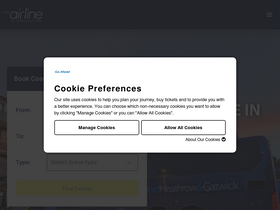 'theairlineoxford.co.uk' screenshot