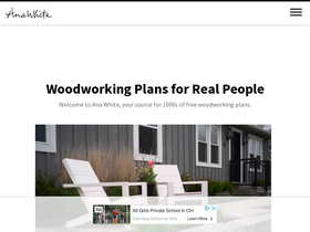 'ana-white.com' screenshot