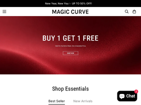 Magic Curve website screenshot