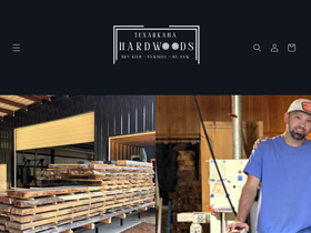 texarkanahardwoods.com homepage screenshot