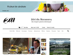 '2mnews.ro' screenshot