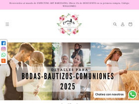 expectingartbarcelona.es homepage screenshot
