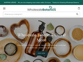 'wholesalebotanics.com' screenshot
