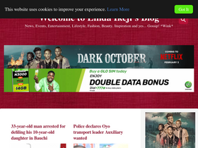 'lindaikeji.blogspot.com' screenshot