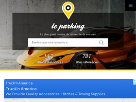 'leparking.be' screenshot