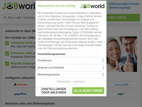 'jobworld.de' screenshot
