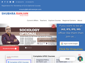 'shubhraviraj.in' screenshot