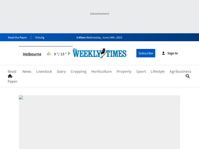 'weeklytimesnow.com.au' screenshot